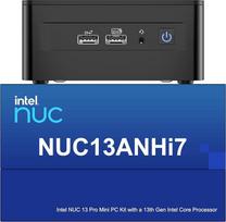 "Intel NUC 13 Pro NUC13ANHi7 Arena Canyon" mini kompiuteris, "Core i7-1360P", 32GB RAM, 2 TB SSD, mini kompiuteris su "Windows 11 Pro", skirtas verslui, namų biurui, palaiko 8K/4K Quad Display/WiFi 6E/BT 5.3/Thunderbolt 4