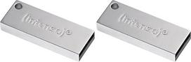 "Intenso Premium Line" 64GB USB atmintinė USB 3.2 Gen 1x1 Silver (2 vnt.)