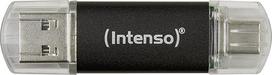 "Intenso Twist Line" 512GB, dviguba USB 3.2 Gen 1x1, USB-C ir USB-A, 70MB/s, antracito spalvos