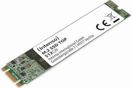 "Intenso" vidinis M.2 SSD diskas SATA III viršuje, 512GB, 520MB/s