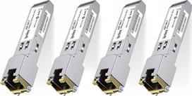 "ipolex" Gigabit SFP į RJ45 varinį SFP siųstuvą, 1000Base-T mini GBIC, 1,25G SFP į Ethernet modulį, tinka "Cisco GLC-T/SFP-GE-T", "Meraki MA-SFP-1GB-TX", "Ubiquiti UF-RJ45-1g" ir kitiems, 4 pakuotės