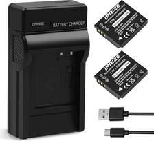 "iPrize" 2 x CGA-S005 / CGA-S005E / DMW-BCC12 1100 mAh baterija ir įkroviklis, skirti "Panasonic Lumix" DMC-FC01 DMC-FS1 DMC-FS2 DMC-FX01 DMC-LX1 DMC-LX2 DMC-LX3 DMC-LX9