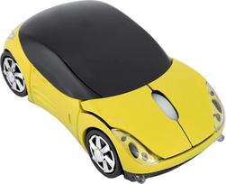 "Joyzan" belaidė pelė, 2.4G automobilio formos optinė ergonominė ergonominė USB belaidė žaidimų pelė 1600 DPI, skirta nešiojamajam kompiuteriui, kompiuteriui, asmeniniam kompiuteriui, nešiojamajam kompiuteriui, staliniam kompiuteriui, žaidimų ergonominei