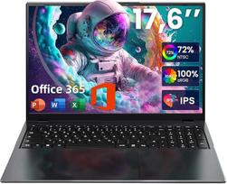 "Jumper" nešiojamasis kompiuteris 17,6 colių, "Celeron Quad Core", 16GB RAM, 512GB SSD + 128GB eMMC, 100 % sRGB FHD ekranas, "Office 365", QWERTZ šviečianti klaviatūra, 7000 mAh, nešiojamasis kompiuteris studentams ir įmonėms