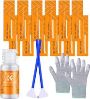 "K&F Concept Lens Cleaning Kit" fotoaparato nuotraukų valymo rinkinys, skirtas DSLR fotoaparato objektyvų filtrui mobiliesiems telefonams su objektyvo valymo šepetėliu, šluoste ir mikropluošto šluoste