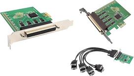 "Kalea Informatique" 8 prievadų Com RS232 UART PCIe valdiklio kortelė - CHIPSET Exar xr17 V358 - Linux - Windows XP/Vista/7/8/8.1 32/64)