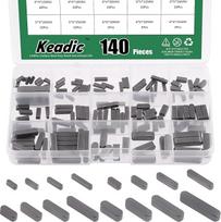 "Keadic" 140 vnt. anglinio plieno apvalios formos lygiagretaus pavaros veleno raktų rinkinys, 8 mm 10 mm 12 mm 16 mm 20 mm 25 mm 30 mm profesionalus lygiagretaus rakto atsargų skriemulio spyruoklinis veržliaraktis