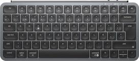 "Keychron B1 Pro" belaidė klaviatūra "Ultra Thin" 75 % ispanų QWERTY klaviatūra programuojama "Bluetooth" 2,4 GHz laidinė tyli klaviatūra "Mac" / "Windows" kompiuteriams - pilka