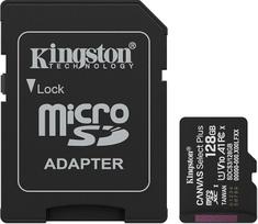 "Kingston Canvas Select Plus" microSD atminties kortelė 128GB microSDXC Gen3 150MB/s A1 su SD adapteriu - SDCS3/128GB