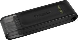 "Kingston DataTraveler 70" DT70/128GB USB C atmintinė su papildoma verte Juoda