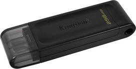"Kingston DataTraveler 70" DT70/256GB USB C atmintinė su papildoma verte Juoda