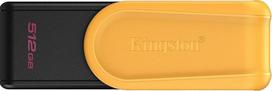 "Kingston DataTraveler Exodia S" USB atmintinė - 512GB - USB 3.2 Gen 1 - A tipo USB - juoda/geltona - DTXS/512GB