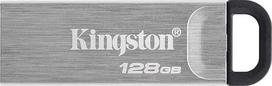 "Kingston DataTraveler Kyson USB 3.2 Gen 1 USB atmintinė 128GB su stilingu metaliniu korpusu be dangtelio