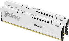 "Kingston FURY Beast KF560C30BWEK2-64" DDR5 6000MT/s CL30 DIMM atminties rinkinys su 2 AMD EXPO ir "Intel XMP" atminties moduliais, skirtas žaidėjams