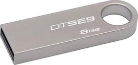 "Kingston" FBA_DTSE9H/8GB 8GB USB 2.0 "DataTraveler SE9H" atmintinė su metaliniu korpusu, sidabrinė