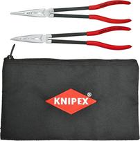 "Knipex Tools" 9K 00 80 128 US 11" itin ilgų adatinių replių rinkinys su dėklu,