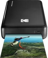 "Kodak Mini 2 HD" belaidis mobilusis momentinių nuotraukų spausdintuvas su 4Pass patentuota spausdinimo technologija, suderinamas su "iOS" ir "Android" įrenginiais - juodas