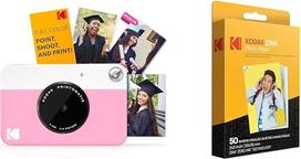 "Kodak Printomatic" skaitmeninis momentinio spausdinimo fotoaparatas, spalvoti atspaudai ant cinko 2x3 fotopopieriaus