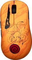 "Konix Naruto Shippuden" laidinė/belaidė "Pro Collector Edition" žaidimų pelė "Konix" - 26 000 DPI - 70 valandų baterijos veikimo laikas - Kurama motyvas