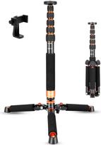 "Koolehaoda" fotoaparato aliumininis monopodas su metaliniu trikojo pagrindu 6 sekcijos 46-177 cm Reguliuojamas iki 6 kg