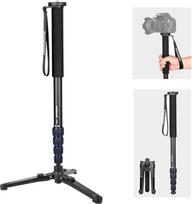"Koolehaoda" išplečiamas aliuminio lydinio fotoaparato monopodas su trikojo atramine baze, 5 dalių, 52 cm - 168 cm, reguliuojamas DSLR fotoaparatui, vaizdo kamerai, apkrova iki 7 kg K-288+M3