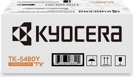 "Kyocera TK-5480Y" spausdintuvo toneris Geltonos spalvos originali tonerio kasetė 1T0C22ANL0 Spausdintuvo toneris suderinamas su PA2101cx, PA2101cwx, MA2101cfx, MA2101cwfx. Spausdintuvo toneris iki 1250 puslapių