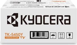 "Kyocera TK-5450Y" spausdintuvo toneris Geltonos spalvos originali tonerio kasetė 1T0C0DANL0 Spausdintuvo toneris Suderinamas su PA2600cx, PA2600cwx, MA2600cfx, MA2600cfx, MA2600cwfx. Spausdintuvo toneris iki 3200 puslapių