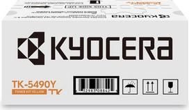 "Kyocera TK-5490Y" spausdintuvo toneris Geltonos spalvos originali tonerio kasetė 1T0C22ANL1 Spausdintuvo toneris suderinamas su PA2101cx, PA2101cwx, MA2101cfx, MA2101cwfx. Spausdintuvo toneris iki 2400 puslapių