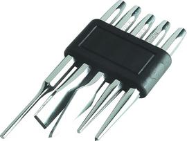"Laser 3230" perforatorių ir kaltų rinkinys 5 vnt.