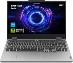 "Lenovo LOQ 15IRX10" - žaidimų nešiojamasis kompiuteris 15,6 colių FHD 144Hz (Intel Core i5-13450HX, RAM 16GB, SSD 512GB, NVIDIA RTX 5050 8GB, be OS) AZERTY balta apšviesta klaviatūra