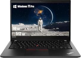 "Lenovo Thinkpad T14 Gen 1" verslo nešiojamasis kompiuteris, 14" FHD ekranas, "Intel Core i5-10310U", 16GB RAM, 512GB SSD, amerikietiška QWERTY klaviatūra, "Windows 11 Pro" (atnaujintas)