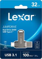 "Lexar JumpDrive Dual Drive D35c" USB 3.1 C tipo atmintinė 32GB