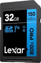 "Lexar SDHC 800x Pro" 32GB 150MB/s - LSD0800P032G-BNNNG