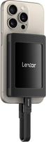 "Lexar SL500M" 4 TB išorinis SSD diskas su magnetiniu rinkiniu, USB 3.2 Gen2x2 nešiojamasis SSD diskas, iki 2000MB/s skaitymo sparta, kompaktiškas išorinis kietosios būsenos diskas, itin plonas, suderinamas su "iPhone 15" serijos kompiuteriais, "Mac", "P