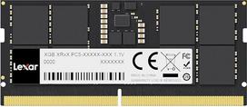 "Lexar" SODIMM 16GB DDR5 RAM 4800 MHz, 262 kontaktų DDR5 SODIMM operatyvioji atmintis nešiojamiesiems kompiuteriams, didelio našumo SO-DIMM atmintis nešiojamiesiems kompiuteriams / "Intel NUC Mini PC", 1,1 V, CL40-40-40-77