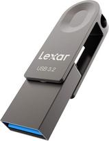"Lexar" USB atmintinė 3.2 128GB, 1 kartos, USB C ir USB A, skaitymo greitis iki 100MB/s, palaiko OTG, metalinė saugykla kompiuteriui, nešiojamajam kompiuteriui, automobiliui, televizoriui, C tipo išmaniajam telefonui, "Android