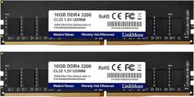 "LinkMore" 32GB rinkinys (2 x 16GB) DDR4 3200MH LODIMM (PC4-25600) CL22 1,2 V darbalaukio atminties modulis