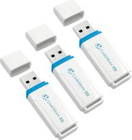 "LinkMore" 64GB (3 pakuotės) NR34 USB atmintinė - USB atmintinė su raktų pakabuko kilpele, iki 120MB/s skaitymo sparta, skirta kompiuteriui, televizoriui - kompaktiška, "Plug & Play