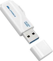 "LinkMore" USB atmintinė 128GB NR G03 USB 3.2 atmintinė Minimalistinio dizaino, balta, su dangteliu ir kilpa, skirta kompiuteriui, nešiojamajam kompiuteriui, televizoriui, automobiliui