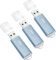 "LinkMore" USB atmintinė 64GB, 3 pakuotės (NR35) USB atmintinė 3.2 64GB USB atmintinė USB 3.0 skaitymo greitis iki 70MB/s