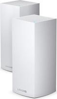 "Linksys Velop MX10600" trijų juostų "Mesh WiFi 6" sistema (AX5300) - "WiFi" maršrutizatorius kartotuvas / plėstuvas iki 525 m², skirtas daugiau nei 100 įrenginių - MU-MIMO ir apsaugos nuo vaikų funkcijos - 2 vnt., baltos spalvos