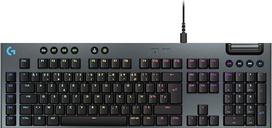 "Logitech G G915 X" - laidinė žaidimų klaviatūra su prancūzišku AZERTY išdėstymu, taktilinė - juoda