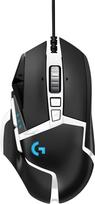 "Logitech G502" žaidimų pelė HERO Special Edition, Hero 16000 DPI jutiklis, RGB apšvietimas, svorio reguliavimas, 11 programuojamų klavišų, pritaikomi žaidimų profiliai, PC / Mac, juoda / balta - vokiška pakuotė