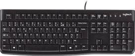 "Logitech K120" laidinė "Windows" klaviatūra, USB prievadas, "Silent Touch", tvirta, atspari purslams, reguliuojamas klaviatūros stovas, belgiškas AZERTY išdėstymas - juoda
