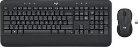 "LOGITECH MK545 Advanced Wireless Keyboard and Mouse Combo" olandų QWERTY išdėstymas - juoda