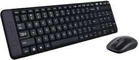 "Logitech MK220" belaidės klaviatūros ir pelės rinkinys, 2,4 GHz ryšys per "Unifying" USB imtuvą, 10 m atstumas, 24 mėn. baterijos veikimo laikas, kompaktiškas dizainas, asmeninis / nešiojamasis kompiuteris, ispaniškas QWERTY išdėstymas - juoda