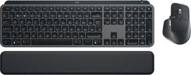 "Logitech MX Keys S Combo": MX Master 3S, MX Keys S ir MX Palm Rest - grafitinis, portugališkas QWERTY išdėstymas