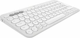 "Logitech Pebble Keys 2 K380s" - AZERTY prancūziškas išdėstymas, baltos spalvos