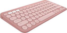 "Logitech Pebble Keys 2 K380s" - QWERTY ispaniško išdėstymo, rožinis