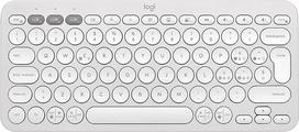 "Logitech Pebble Keys 2 K380s" - QWERTY itališko išdėstymo, baltos spalvos